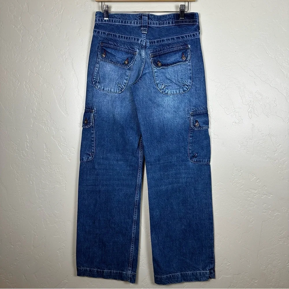 BDG Urban Outfitters Women’s Kayla Mid Rise Baggy Cargo Jeans Size 24 - Picture 7 of 9